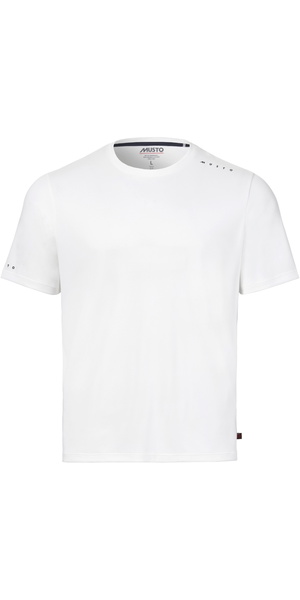 2026 Musto Mens Evo Crew Sunblock Tee 82432 - White